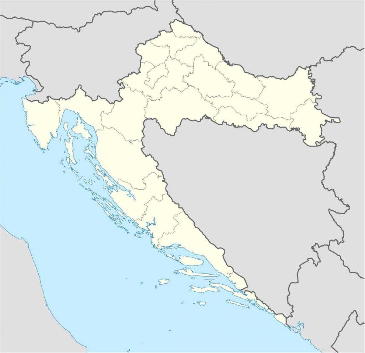 croacia mapa de localización