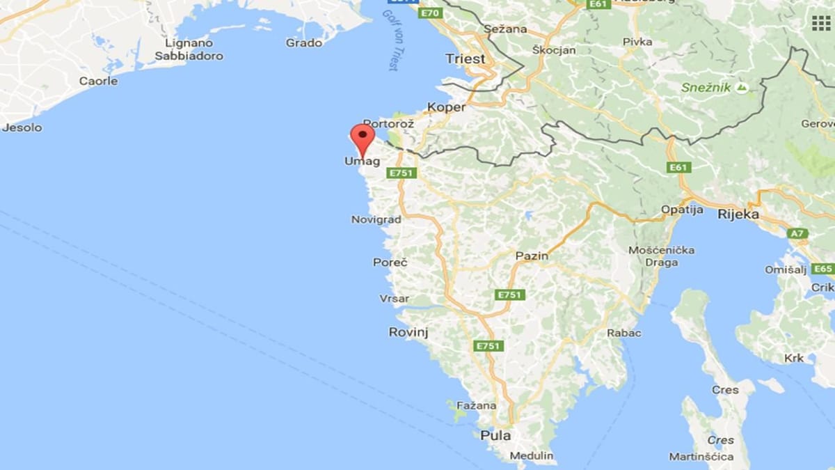 mapa de umag croacia