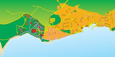 Mapa de brac croacia