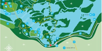 Krka parque nacional croacia mapa