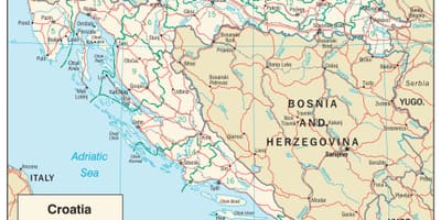 Mapa de lidl croacia