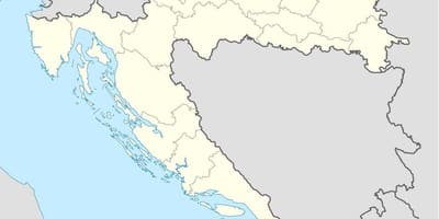 Croacia mapa de localización