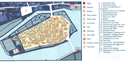 Croacia trogir mapa