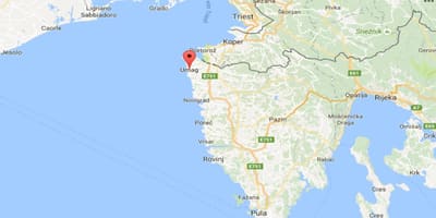 Mapa de umag croacia